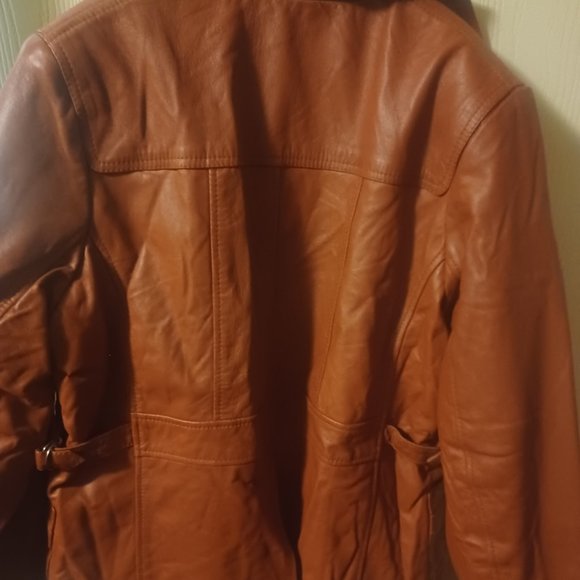 MENS REVOX LEATHER  JACKET - Picture 4 of 4